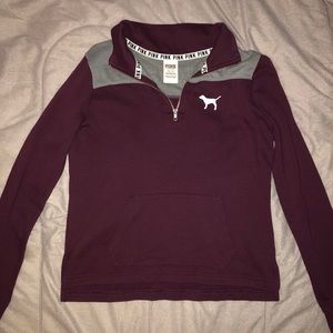 PINK Quarter Zip Pullover